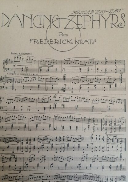 PARTITURA ANTIGUA INEDITA. SERENATA / LILY STRICKLAND 1920