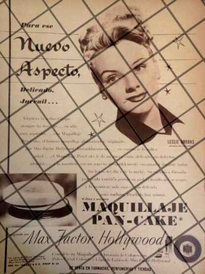 CAMPAÑA PUBLICITARIA COMPLETA MAX FACTOR Y ESTRELLAS DE CINE 1945-48 - Imagen 8