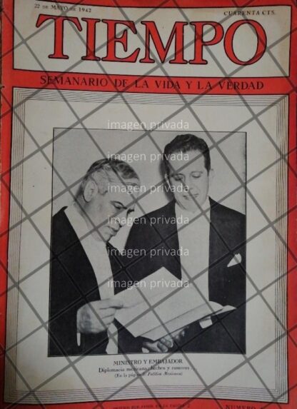 REVISTA ANTIGUA MEXICO DECLARARA GUERRA A ALEMANIA 1942