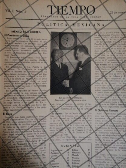 REVISTA ANTIGUA MEXICO DECLARARA GUERRA A ALEMANIA 1942 - Imagen 2