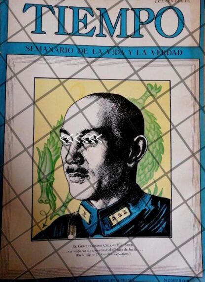 PORTADA ANTIGUA GENERAL. CHIANG KAI SHEK 1942