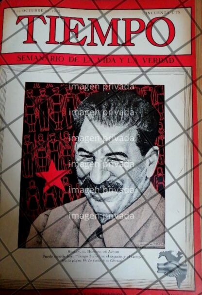 PORTADA ANTIGUA JOSEPH STALIN 1942