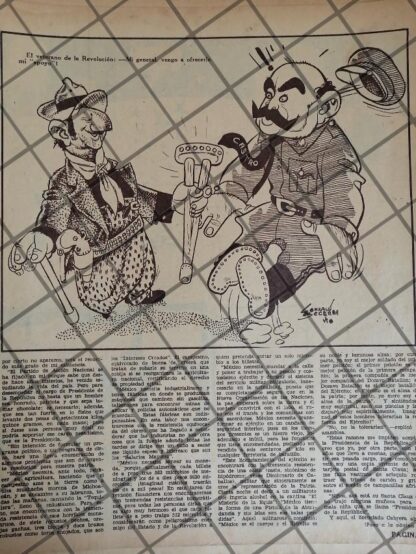 CARICATURA RETRO. JOSE AGUSTIN CASTRO POR: GONZALO BECERRA 1946