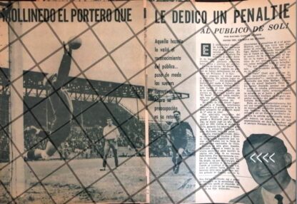 AFICHE RETRO FUTBOLISTA RAFAEL MOLLINEDO GARCIA 1963