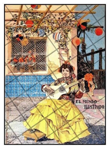 PORTADA ANTIGUA 1907 POR: GODOY GITANA MEXICANA