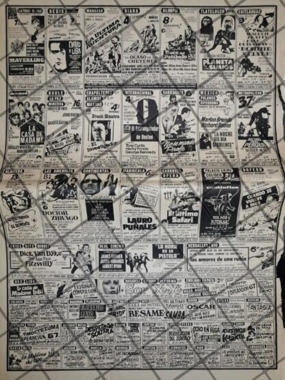 CARTELERA DE CINE VINTAGE 27 MARZO 1969 J