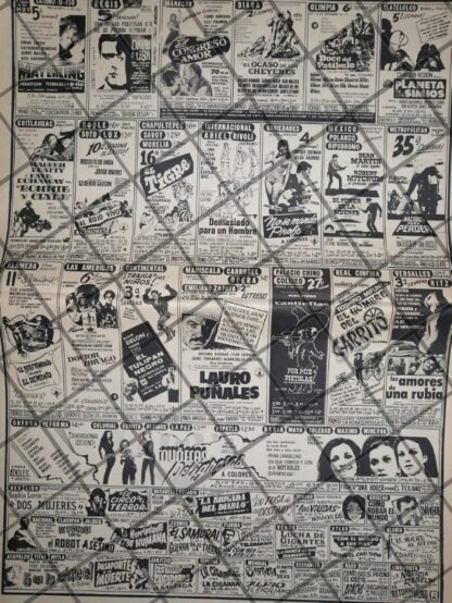 CARTELERA DE CINE RETRO 15 marzo 1969