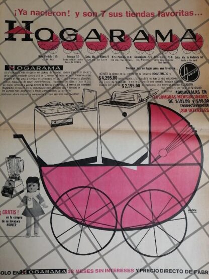 PUBLICIDAD RETRO TIENDA HOGARAMA 1969 T. POSTER