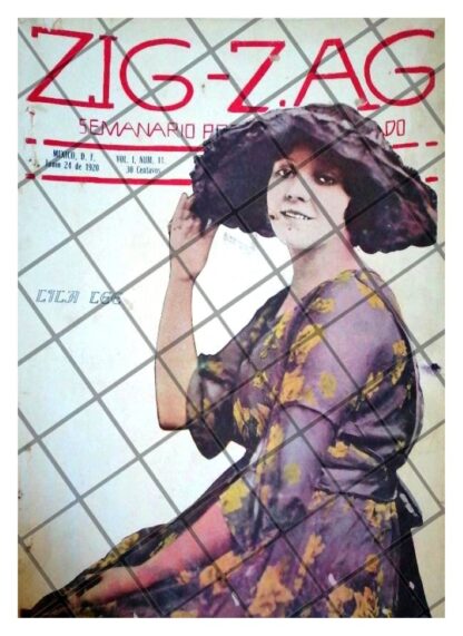 PORTADA ANTIGUA. ACTRIZ DE CINE MUDO LILA LEE 1920