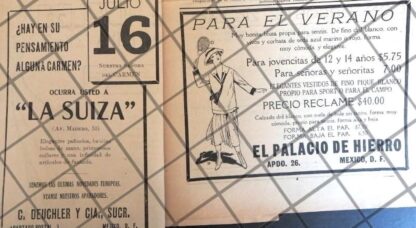 10 AFICHES ANTIGUOS TIENDAS DE MEXICO EPOCA PORFIRIANA - Imagen 2