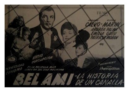 PUBLICIDAD RETRO PELICULA BEL AMI 1947. GLORIA MARIN /4