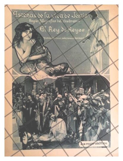 AFICHE RETRO PELICULA EL REY DE REYES 1928 (TRAILER) - Imagen 3