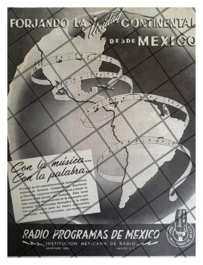 PUBLICIDAD RETRO RADIO PROGRAMAS DE MEXICO 1953 9