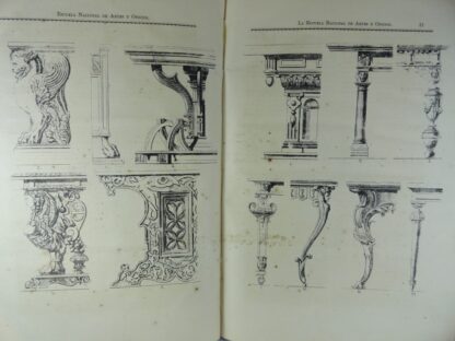 GACETA ANTIGUA. ESCUELA NACIONAL DE ARTES Y OFICIOS. JUL 1880 - Imagen 4