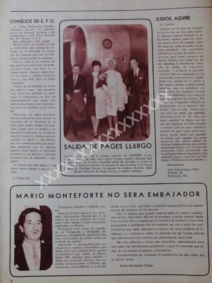 CARTEL ANTIGUO MARIO MONTEFORTE TOLEDO 1964 ETC