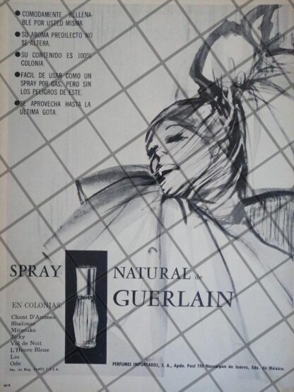 25 CARTELES PUBLICITARIOS PERFUMES FEMENINOS 1953-69 - Imagen 19