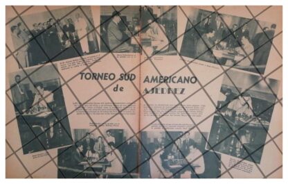 AFICHE RETRO TORNEO SUDAMERICANO DE AJEDREZ 1930