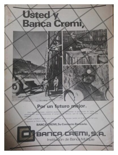 AFICHE RETRO BANCO BANCA CREMI 1979 /15