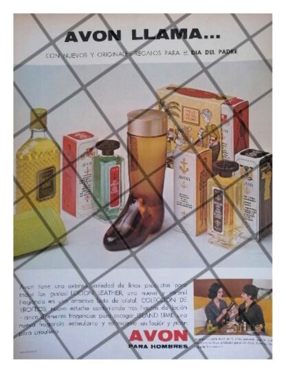 CARTEL PUBLICITARIO RETRO COSMETICOS AVON 1967 /21