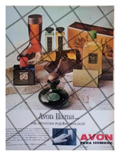 CARTEL PUBLICITARIO RETRO COSMETICOS AVON 1968 /15