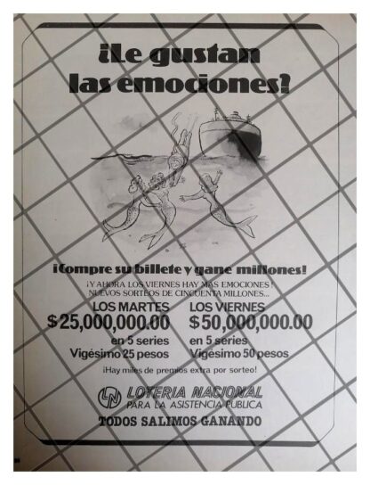 PUBLICIDAD RETRO LOTERIA NACIONAL 1979 /223