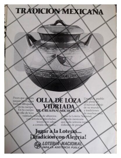 AFICHE PUBLICITARIO RETRO LOTERIA NACIONAL 1976 /231