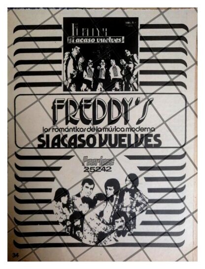 4 AFICHES RETRO. DISCOS PEERLESS Y GRUPOS DE LOS 70s - Imagen 4