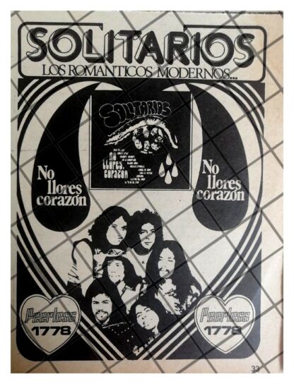 4 AFICHES RETRO. DISCOS PEERLESS Y GRUPOS DE LOS 70s - Imagen 5