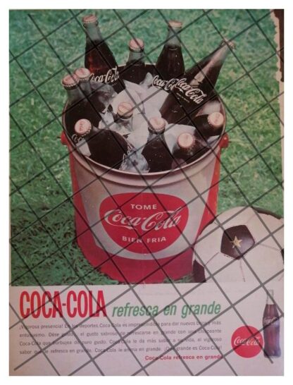 CARTEL RETRO. COCA COLA 1966 /52