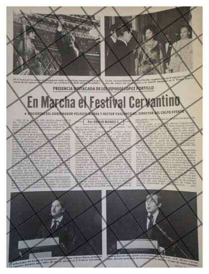 AFICHES RETRO FESTIVAL CERVANTINO 1982 - Imagen 2