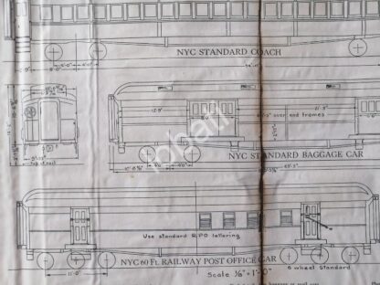 GRABADO ANTIGUO TREN NEW YORK CENTRAL 1928 /A2 - Imagen 3