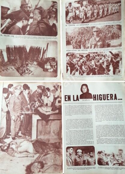 CARTEL ANTIGUO ORIGINAL DE REPORTAJE DE LA MUERTE DEL CHE GUEVARA 1967 / RARO - Imagen 7