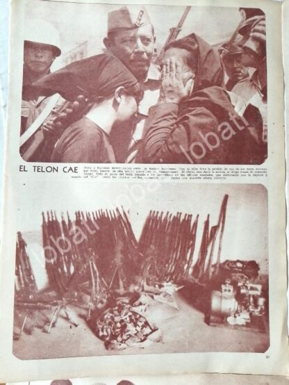 CARTEL ANTIGUO ORIGINAL DE REPORTAJE DE LA MUERTE DEL CHE GUEVARA 1967 / RARO - Imagen 5