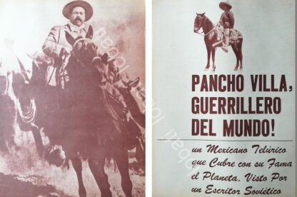 CARTEL ANTIGUO ORIGINAL DE PANCHO VILLA, GUERRERO DEL MUNDO 1966 - Imagen 4