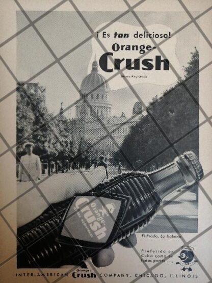 12 CARTELES ANTIGUOS REFRESCOS ORANGE CRUSH 50s 60s /341 - Imagen 5