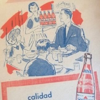 PUBLICIDAD ANTIGUA REFRESCOS JOYA 1962