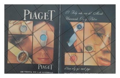 CARTEL PUBLICITARIO RETRO. RELOJES PIAGET 1967 /11