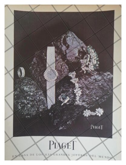 CARTEL PUBLICITARIO RETRO. RELOJES PIAGET 1965 /18