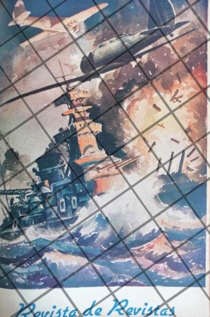 PORTADA ANTIGUA. BATALLA NAVAL DEL ATLANTICO 1941