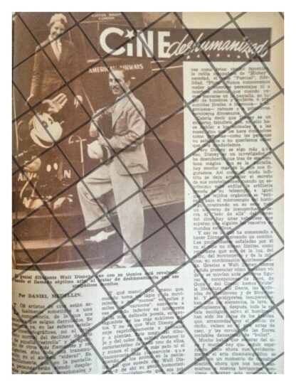 AFICHE RETRO WALT DISNEY REVOLUCIONA EL CINE 1942