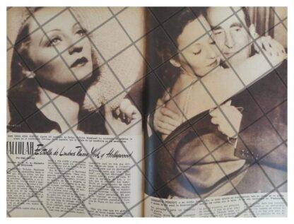 AFICHES RETRO LA ACTRIZ TALLULA BANKHEAD 1944 - Imagen 2