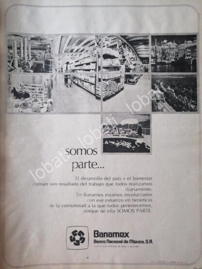 CARTEL ANTIGUO ORIGINAL DE BANCO BANAMEX 1979 /135