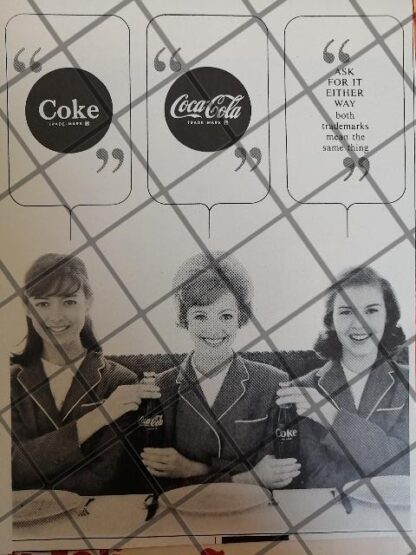 11 CARTELES RETRO REFRESCOS COCA COLA 1950s 60s /343 - Imagen 9