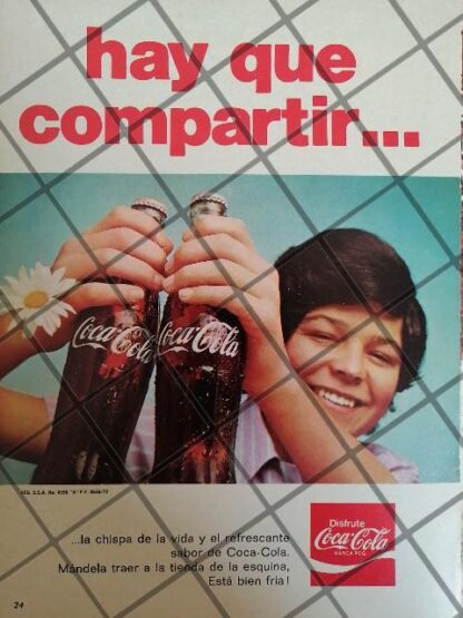 11 CARTELES RETRO REFRESCOS COCA COLA 1950s 60s /343 - Imagen 5