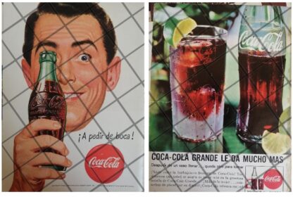 11 CARTELES RETRO REFRESCOS COCA COLA 1950s 60s /343 - Imagen 4