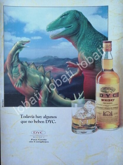 CARTEL ANTIGUO ORIGINAL DE VINOS. WHISKY DYC 1980s /573