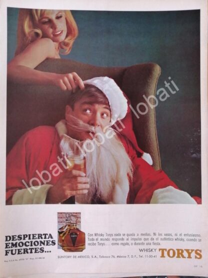 CARTEL ANTIGUO ORIGINAL DE VINOS. WHISKY OLD TORYS 1966 /547