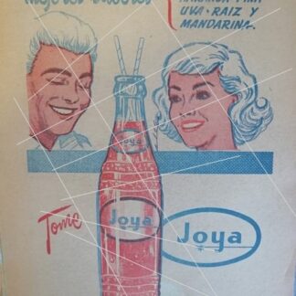 PUBLICIDAD ANTIGUA REFRESCOS JOYA 1963