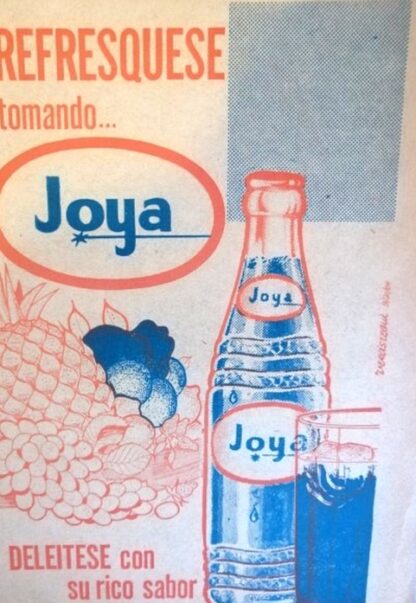 PUBLICIDAD ANTIGUA REFRESCOS JOYA 1964