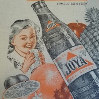 PUBLICIDAD ANTIGUA REFRESCOS JOYA 1961